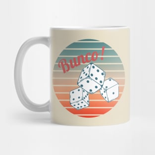 Bunco Dice Sunset Mug